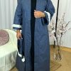 Kimono long en jeans